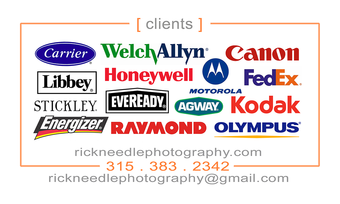 Rick Needle commercial advertising photography Syracuse NY 